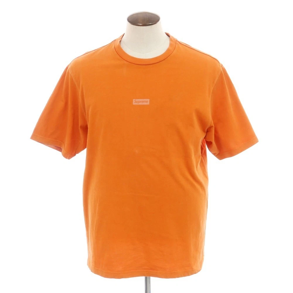 T shirt col rond coton petite boîte Supreme 2024 SS overprint L occasion