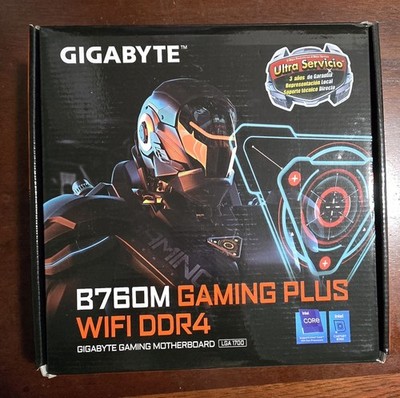 GIGABYTE B760M Gaming Plus WiFi DDR4 MicroATX LGA1700 Intel Gaming Motherboard