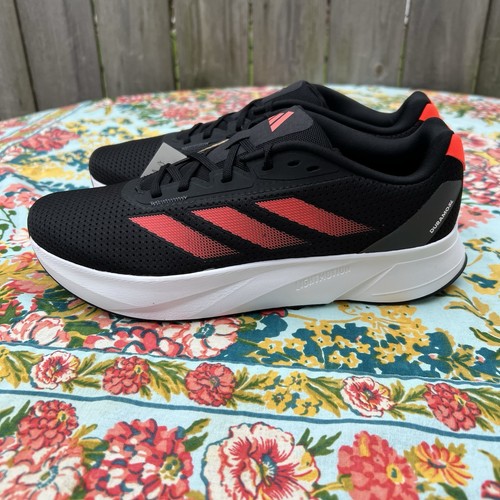 Adidas Duramo SL M Herren Sport Laufen Turnschuhe Schwarz Rot Größe 10 - Bild 3 von 6
