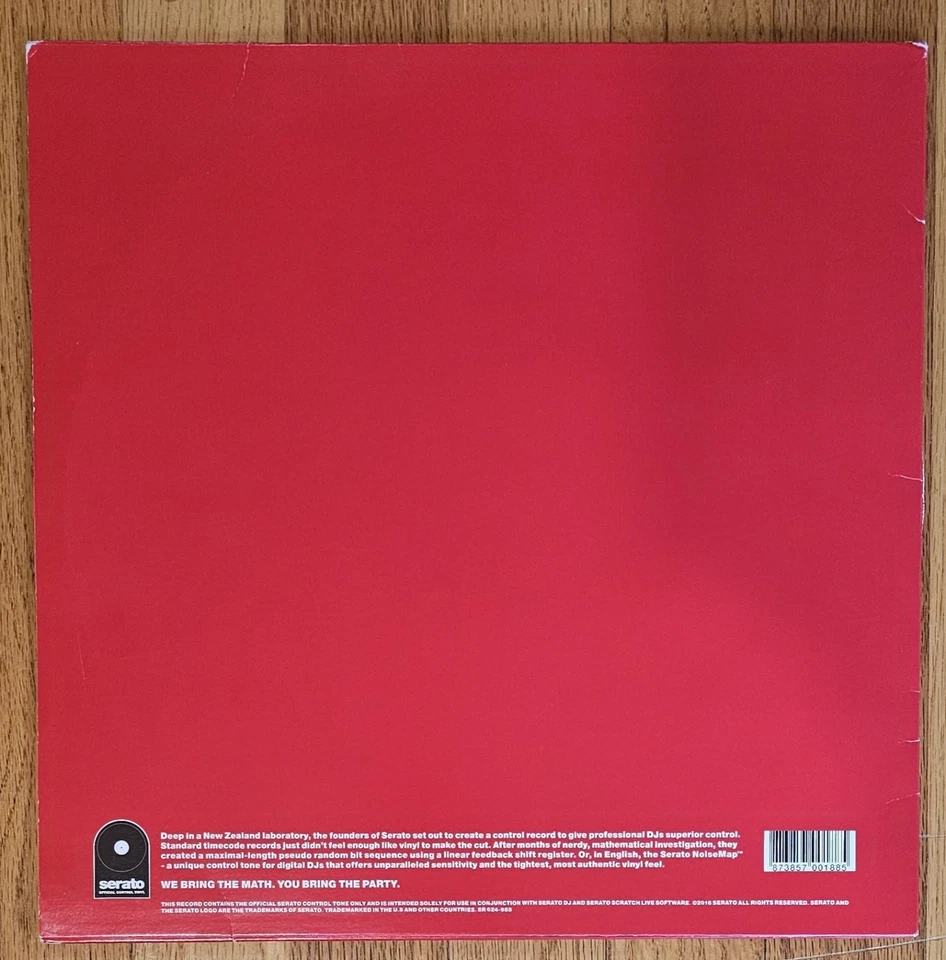 Serato 12" Control Vinyl (Pair, Red) - Image 2 of 3