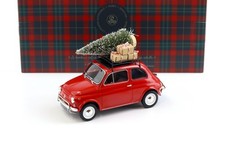 1:18 Norev Fiat 500 L 1968 Red Christmas Edition Christmas