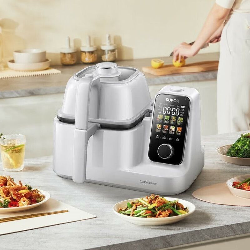 SUPOR COOK3 PRO Smart Cooking Robot 1800W Auto Stir Fry Machine 4L
