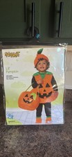 Spirit Halloween Lil Pumpkin Infant Toddler 18-24 Months Complete Costume