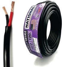 Wire & Cable β 12 2-Conductor Copper Wire, 100 ft, Stranded | Made in USA, Heavy