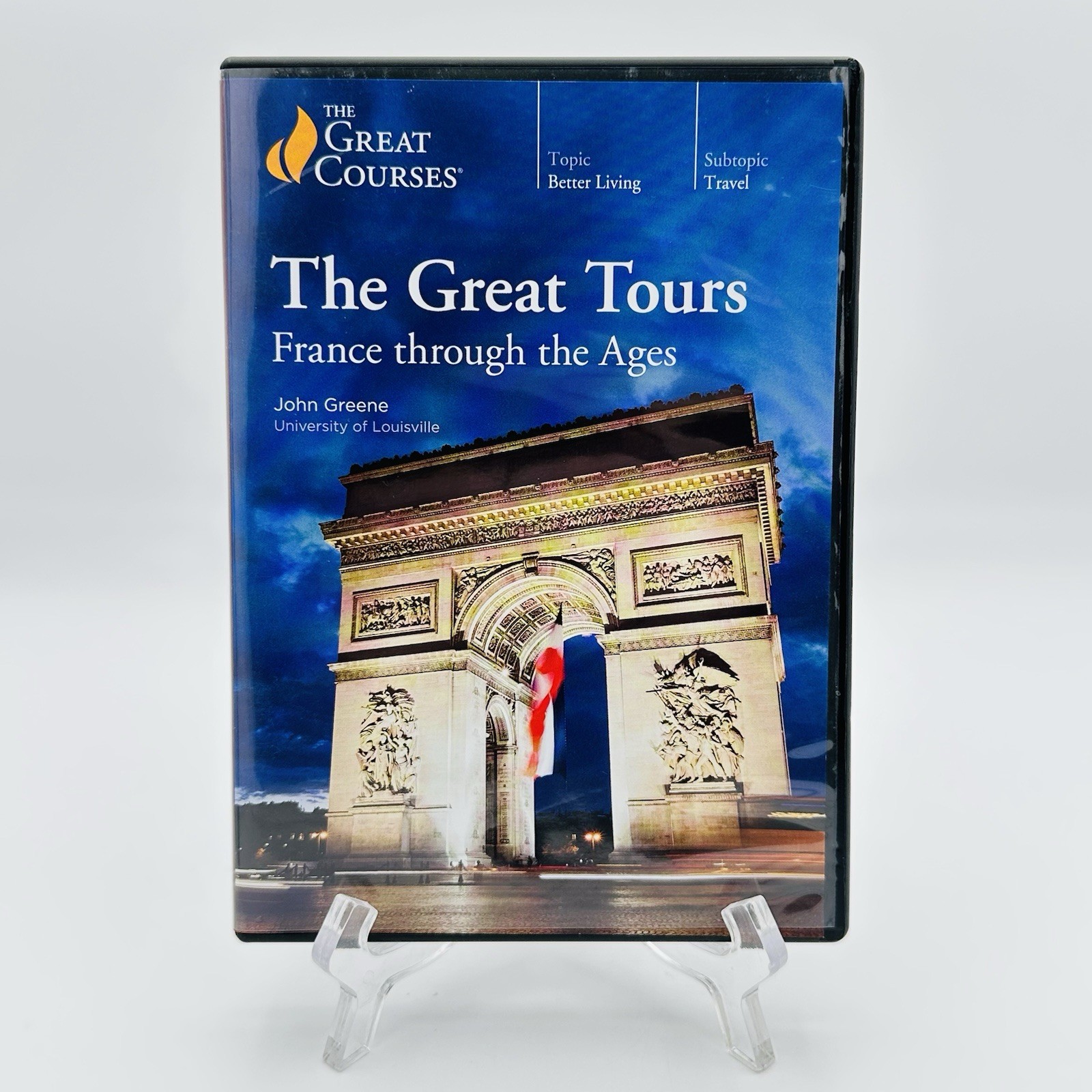 The Great Courses: The Great Tours France Through the Ages DVDs, No Guidebook