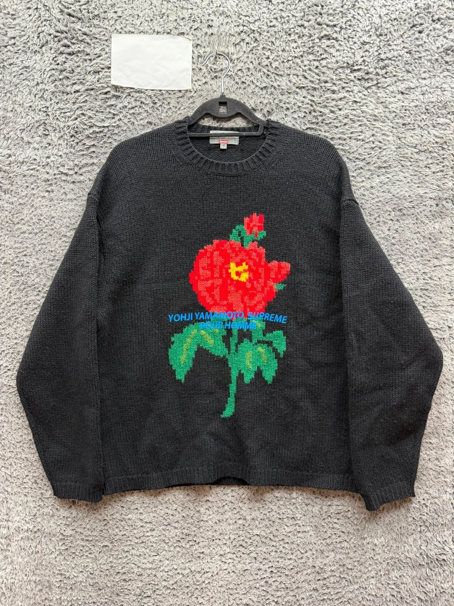 Supreme Black Crewneck Sweaters for Men for sale | eBay