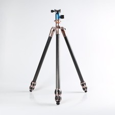 3 Legged Thing Carbon Fiber 3-Section Tripod, Rose Gold 61" with Ball Head