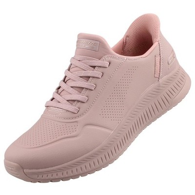 Skechers Slip-Ins Bobs Squad 4 Key Look Damen Sneaker Slipper Rosa 117740_BLSH