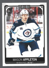 2021-22 O-Pee-Chee Mason Appleton #406 Winnipeg Jets Hockey NHL Card