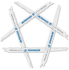 9 Inch Wood Pruning Reciprocating Saw Blades 5Tpi, Pack of 5