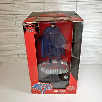 ThinkWay Batman & Robin Movie Electronic Talking Bank  1997 In Box - No Sound