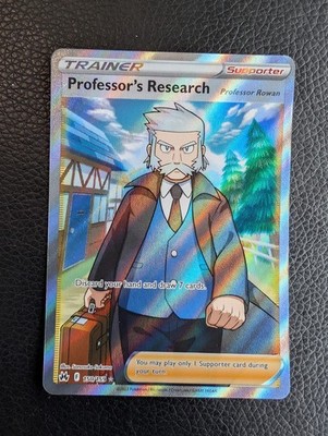 Professor's Research - 150/159 Crown Zenith (Pokemon) Full Art Ultra Rare