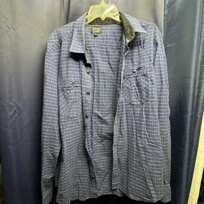 Threads & Heirs Button Up Shirt Mens XXL Long Sleeve Casual 100% Cotton