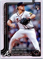 2025 Topps Update #US327 Spencer Schwellenbach Rainbow Foil