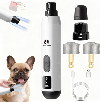 2026 Upgraded Silent Groom Pro Pet Nail Grinder,5-Speed Dog Nail