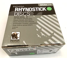 Indasa Rhynalox Whiteline 50-40 PSA Self Adhesive 5" Abrasive Discs 50pk
