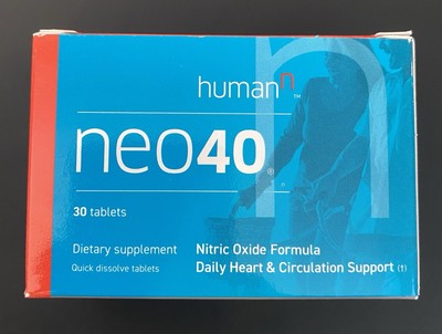 Neo40 Daily Heart & Blood Circulation Supplements to Boost Nitric Oxide Exp 5/27