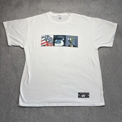 Roger Waters Pink Floyd In The Flesh Tour T Shirt White Concert Tee Size XL Y2K