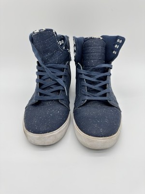 Supra Skytop 2 AUTHENTIC blue Crackle 9.5 US