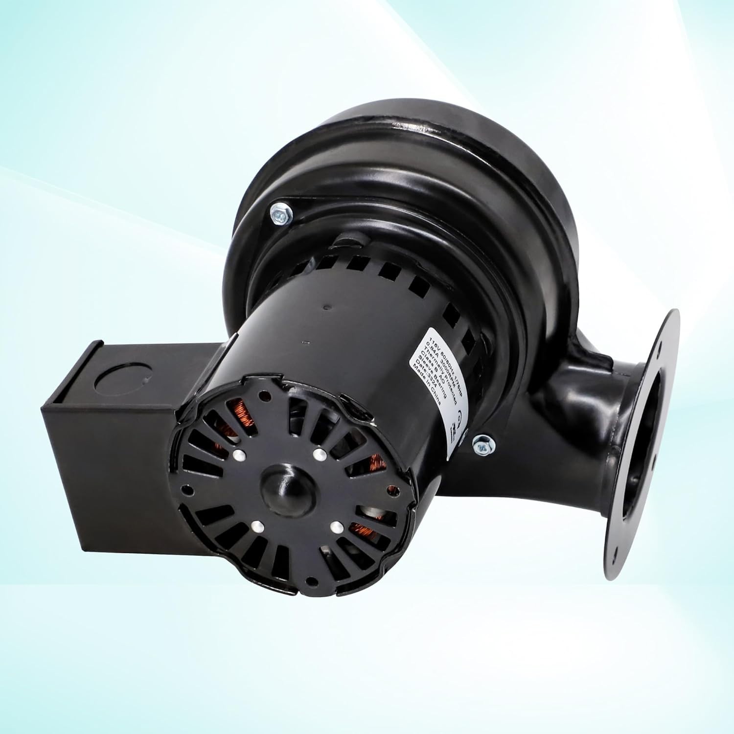 Draft Inducer Blower Fan – 115V 75 CFM for Furnace Pellet Stove Wood Stove HVAC