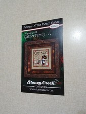 Stoney Creek Cross Stitch Pattern Of The Month August 2011 Gather Family Snowman