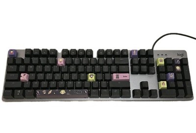 Logitech K845 Wired Mechanical Keyboard Tested Custom Keycaps RGB  