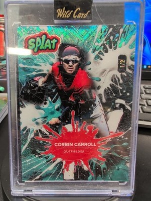 2024 Wild Card Splat Corbin Carroll Super Short Print SSP 1/2 D Backs