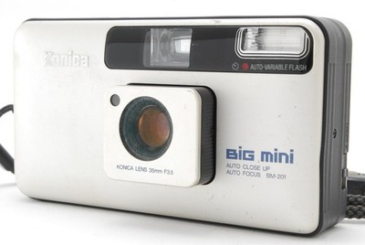【液晶OK・動作品】 コニカ KONIKA BIG MINI BM-201 LCD Works [Exc+5] Konica BiG Mini BM-201 Point & Shoot Film Camera