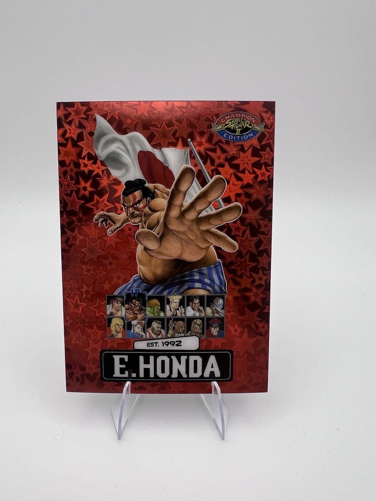 Street Fighter 2: Champion Edition PSA Promo Red Star Parallel E. Honda 44/100