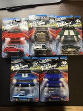 Hot Wheels Silver Series Fast  Furious Dream Lineup Complete Set Of 5