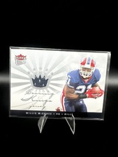 Fleer Ultra Scoring Kings Jersey Willis McGahee SK-WM Buffalo Bills 2006