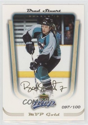 2005-06 Upper Deck MVP MVP Gold /100 Brad Stuart #323 2o7