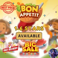 Monopoly Go Stickers ⭐️ 1 - 5 ⭐️ALL STICKER⭐️