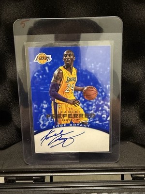 2012 KOBE BRYANT PANINI PREFFERED AUTO 10 BLUE SSP /49 ON CARD AUTO