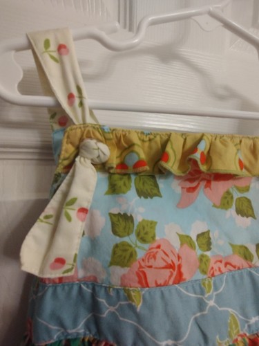 Matilda Jane Strawberry Fields Tunic Knot Top W/ Pockets Ties n Bow Girls Size 6 - Picture 5 of 24