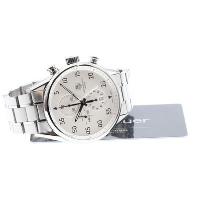 TAG HEUER SpaceX CAR2015-0 chronograph Silver Dial Automatic Men's