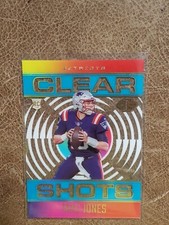MAC JONES 2021 PANINI ILLUSIONS 144/299 BLUE CLEAR SHOTS ROOKIE PATRIOTS RC