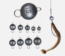 20PCS Jig Head Sinker Ball Fishing Weight Lea...