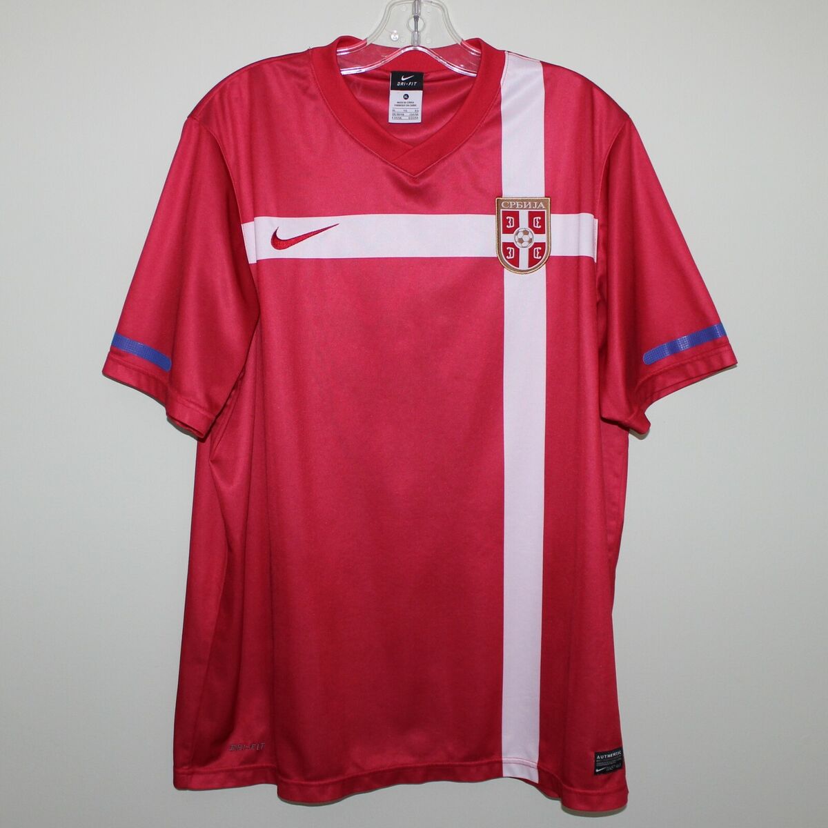 SERBIA Србија 2010-11 home football shirt Nike jersey World Cup Орлови | eBay
