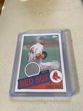 2020 Topps Series 1 #85TR-CSA Chris Sale GU Jersey Relic 1985 Red Sox