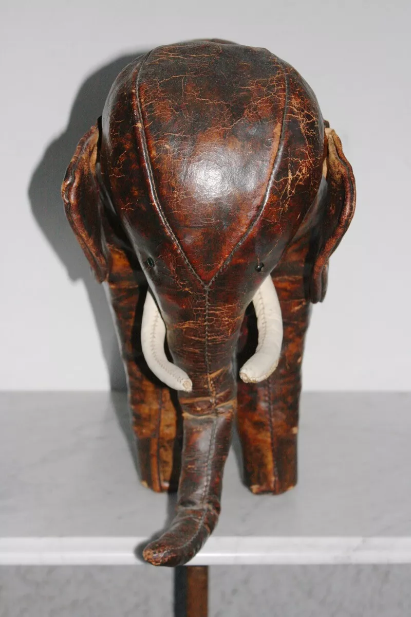Leather 2024 elephant ottoman