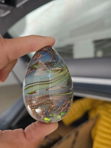 Uova Complementi D Arredo Murrina Foglia Oro Vetro di Murano Made in Italy - Foto 4 di 11