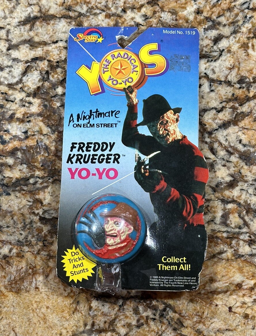 Vintage 1989 Spectra Star Nightmare On Elm Street Freddy