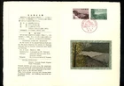 Postal History Japan #779-780 FDC Folder Metal Engraving Hakusan Park 1963