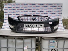 FORD MONDEO HATCHBACK 5DR ZETEC MK4 2008 PANTHER BLACK FRONT BUMPER MARKS