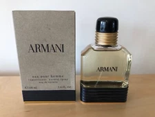 Giorgio Armani Eau Pour Homme EDT Spray 3.4 fl oz/100ml Vintage Discontinued