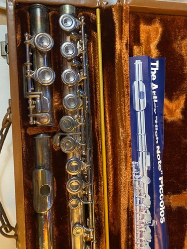 Vintage Artley 18-0 "High Note" Piccolo Nickel Silver - Nogales AZ USA With Case - Picture 1 of 6