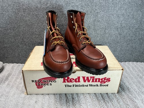 NOS 80s Red Wing Super Sole 2230 Steel Toe Size US 7 1/2E (#56) - Picture 2 of 8
