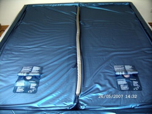 2 x Wasserbettmatratze Wasserkern Dual + Auslaufschutzfolie + Thermotrennfolie  - Bild 1 von 1