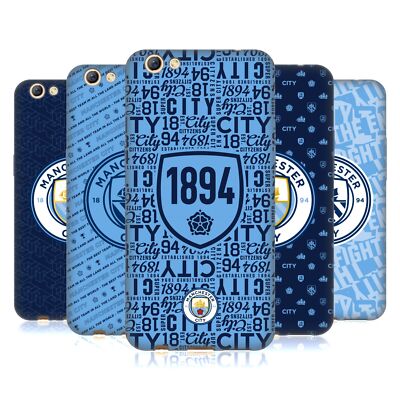 OFFIZIELLE MANCHESTER CITY MAN CITY FC MUSTER GEL HANDYHÜLLE FÜR OPPO HANDYS